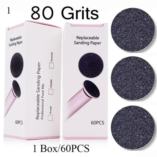 60-Pack Sandpaper Disks